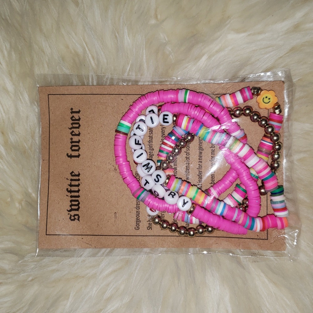 Swiftie Forever Beaded Bracelets NWT